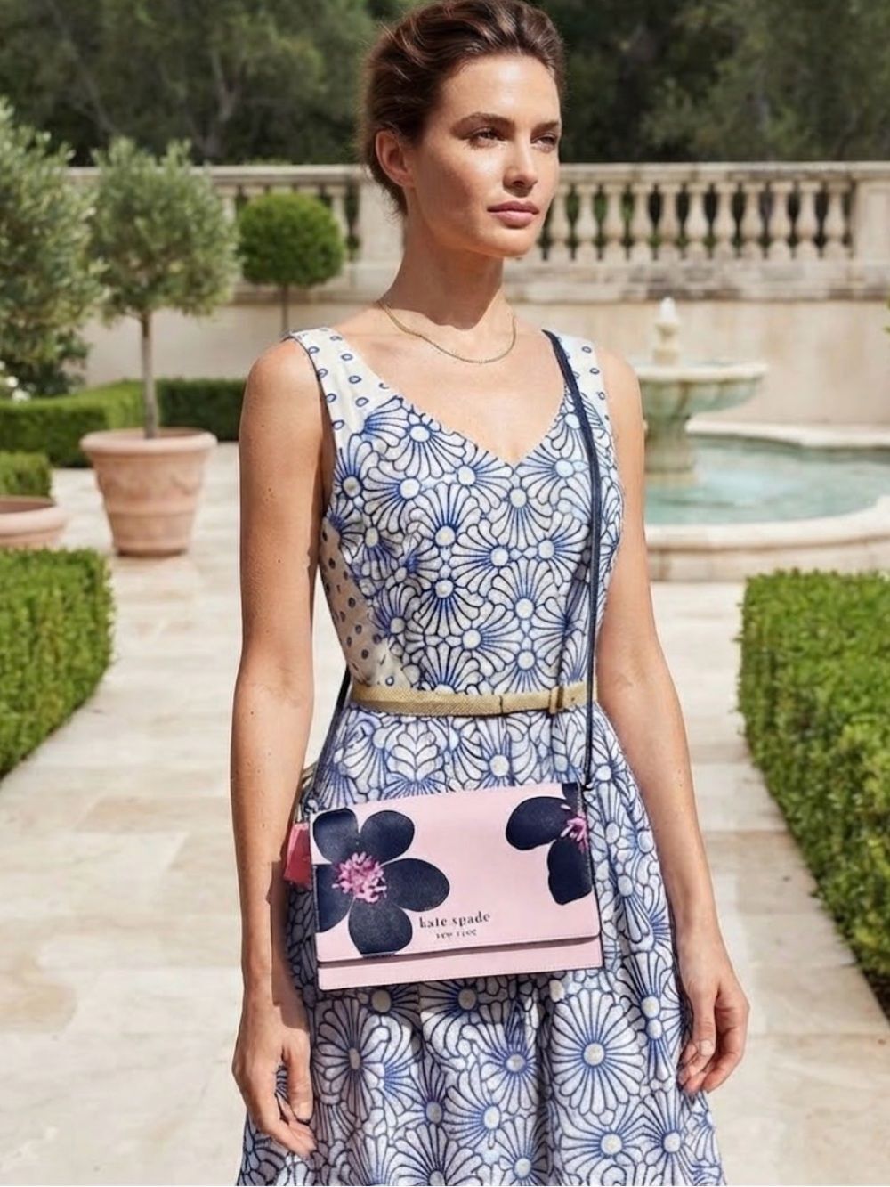 KATE SPADE NOVELTY CAMERON FLORA CONVERTIBLE CROSSBODY BAG